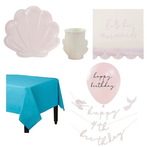 Mermaid Magic Deluxe Party Pack for 8 Guests