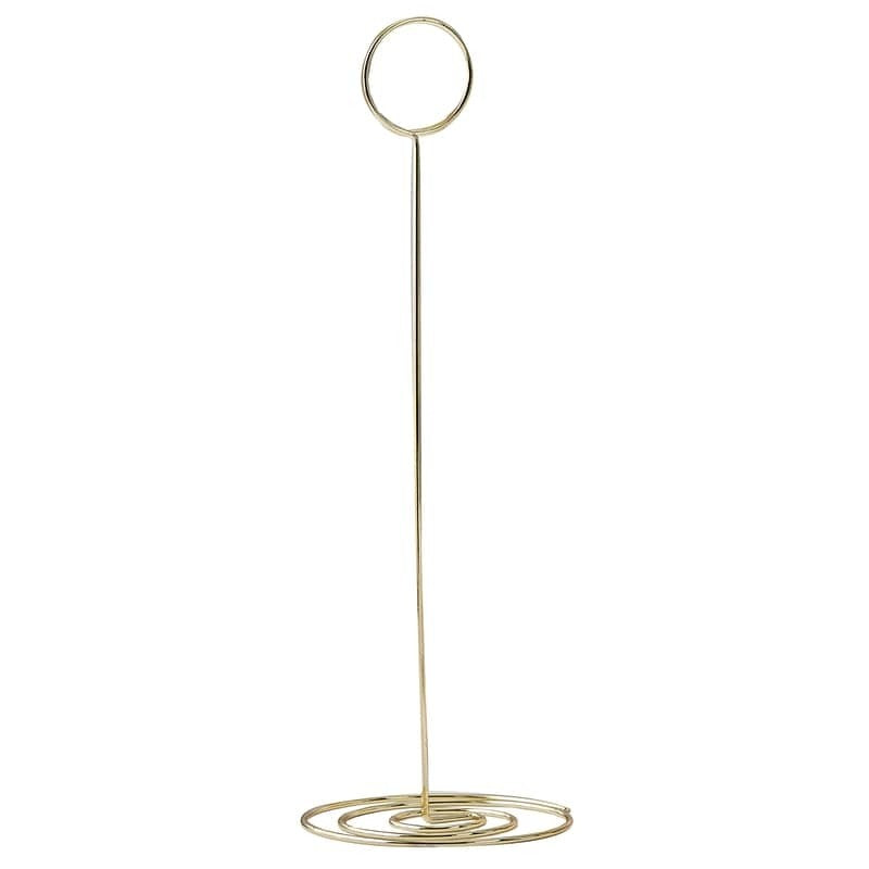 Gold Metal Table Number Holder - Gold Wedding Range by Ginger Ray