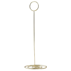 Gold Metal Table Number Holder - Gold Wedding Range by Ginger Ray