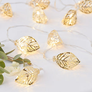 Gold Vine String Lights - Gold Wedding Range by Ginger Ray