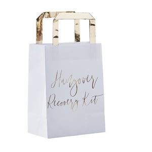 Gold Hangover Recovery Kit Bags - Gold Wedding Range by Ginger Ray
