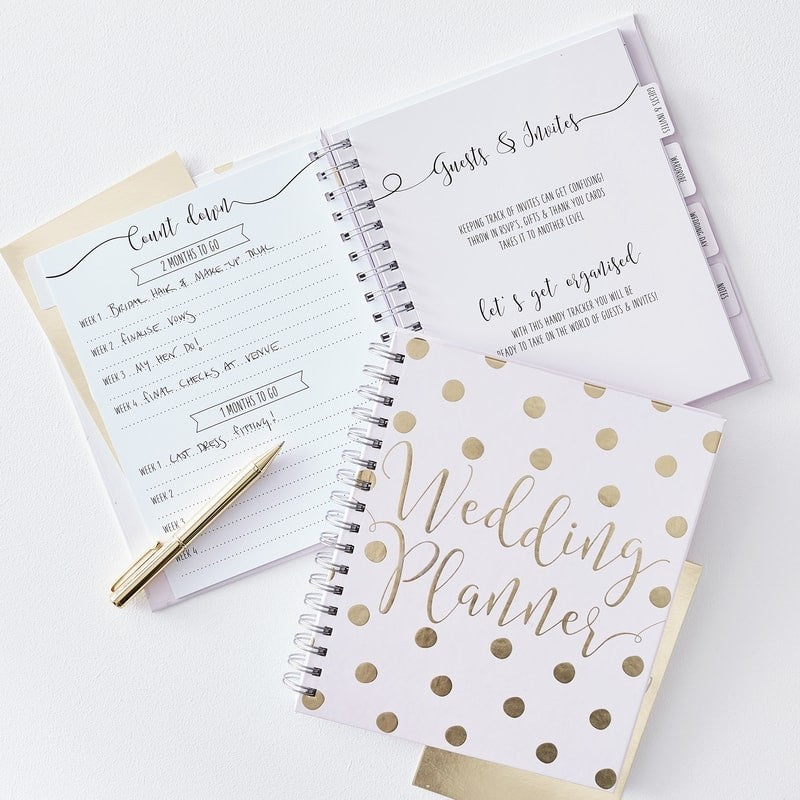 Luxury Foiled Wedding Planner - Gold Wedding Range by Ginger Ray
