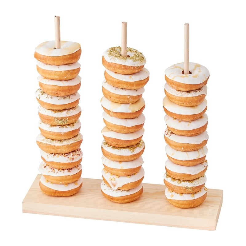 Donut Dessert Stacker - Gold Wedding Range by Ginger Ray