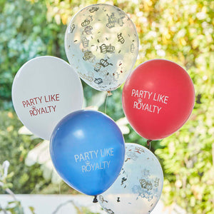 Coronation Party Balloons