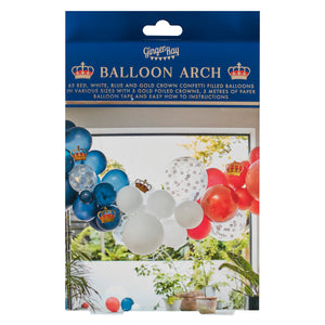 King's Coronation Party Balloon Arch Decoration