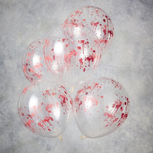 Blood Print Halloween Balloons - Let's Get Batty - Ginger Ray