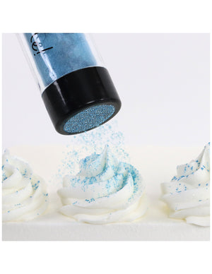 Lustre Snow Edible Glitter Powder - Blue 10g
