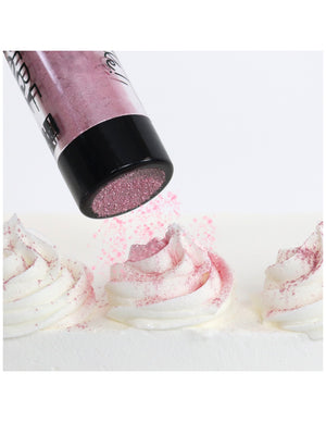 Lustre Snow Edible Glitter Powder - Pink 10g