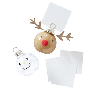 Reindeer & Snowman Place Card Holders - Novelty Christmas