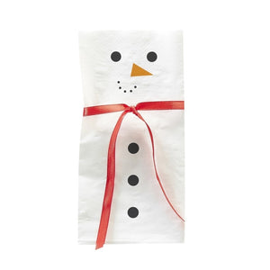 Snowman Scarf Paper Napkins - Novelty Christmas