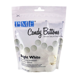 PME Candy Buttons - Bright White 340g