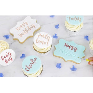 PME Funfonts Cupcakes and Cookies Stamping Set