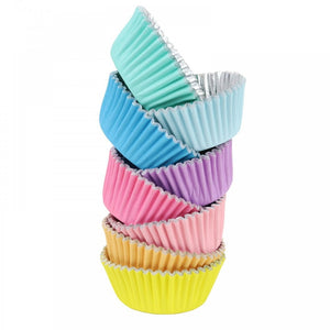 Pastel Foiled Lined Cupcake Cases x 100 - PME