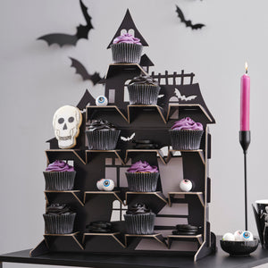 Haunted House Halloween Treat Stand