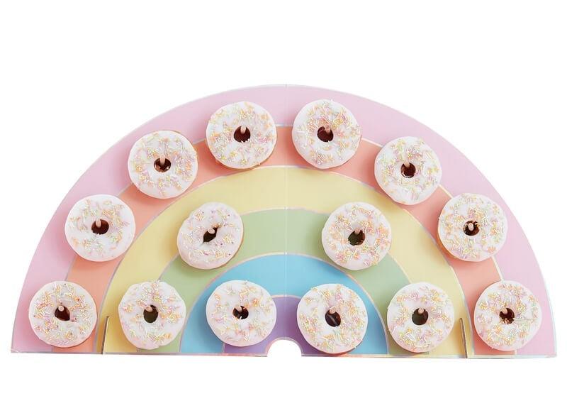 Rainbow Donut Wall Holder - Pastel Party Range by Ginger Ray