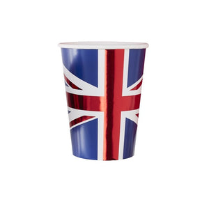 Union Jack Paper Cups - Party Like Royalty - Ginger Ray