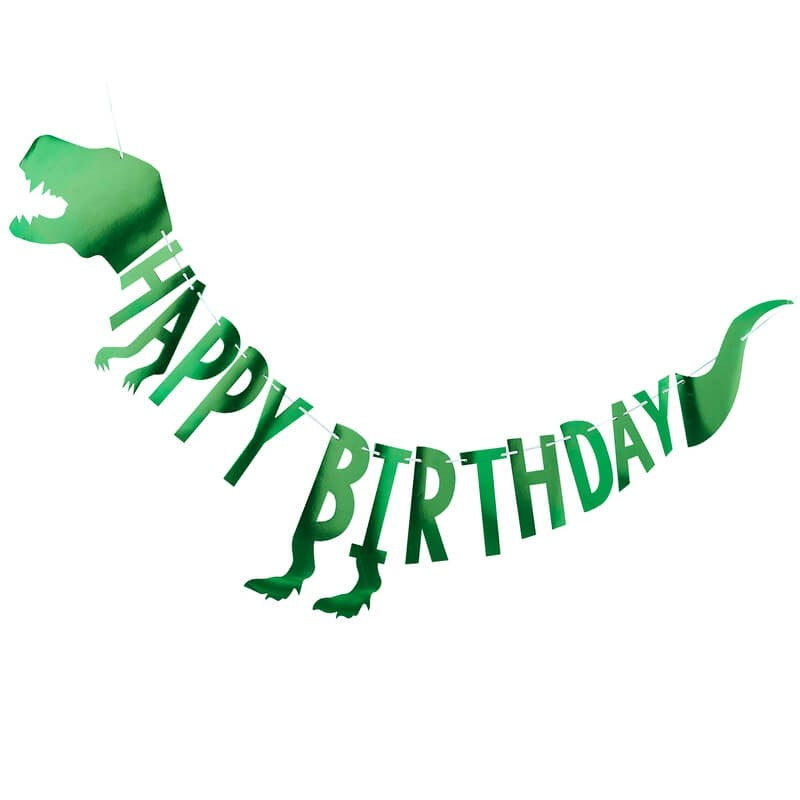Dinosaur Happy Birthday Party Bunting - Roarsome Range by Ginger Ray