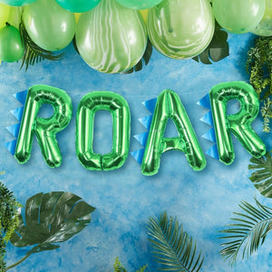 Dinosaur Party ROAR Balloon Bunting - Roarsome Range by Ginger Ray