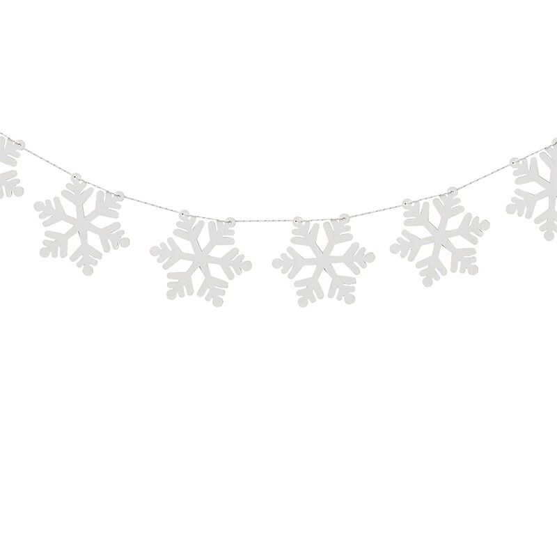 Christmas Wooden Snowflake Bunting - Ginger Ray