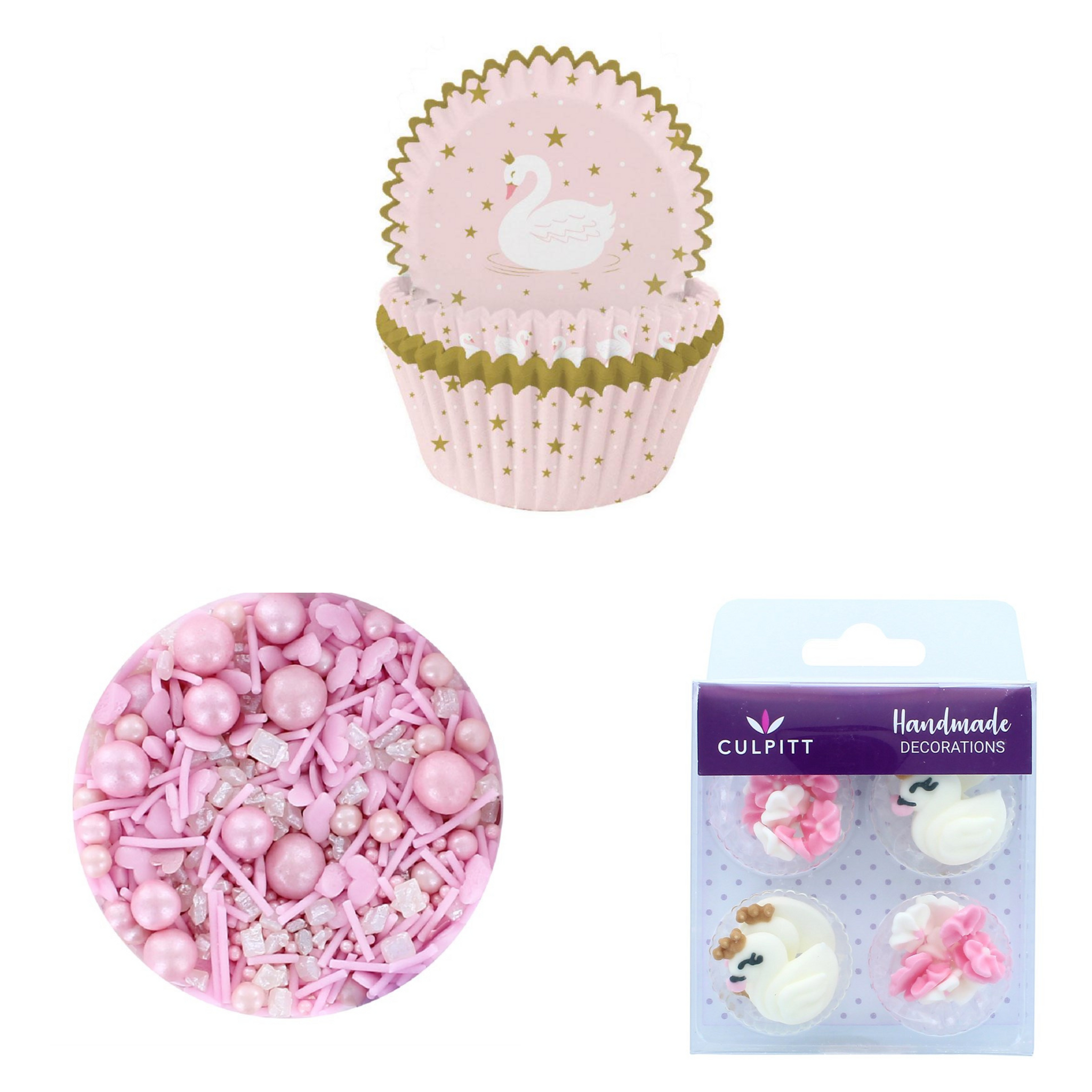 Swan Cupcake Kit