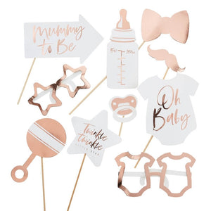 Baby Shower Photo Booth Props - Twinkle Twinkle Range by Ginger Ray