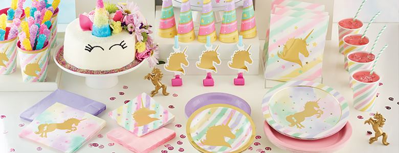 Unicorn Sparkle Party Pack - Deluxe Pack for 8
