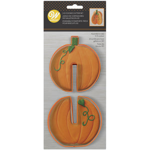 Pumpkin Cookie Cutter - 3D Cookie Cutter Set